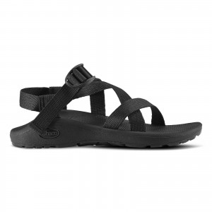 Black Chacos Z/Cloud Cushioned Wide Width Sandal | FMX-381054