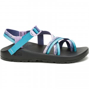 Grey Blue Chacos Z/2 Classic Landscapes USA Sandal Wide Width | IEW-205718