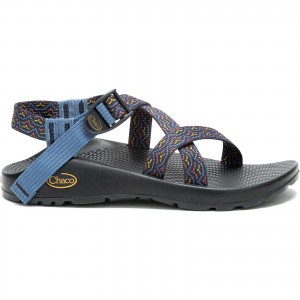 Navy Brown Chacos Z/1 Adjustable Strap Classic Wide Width Sandal | LRD-293840