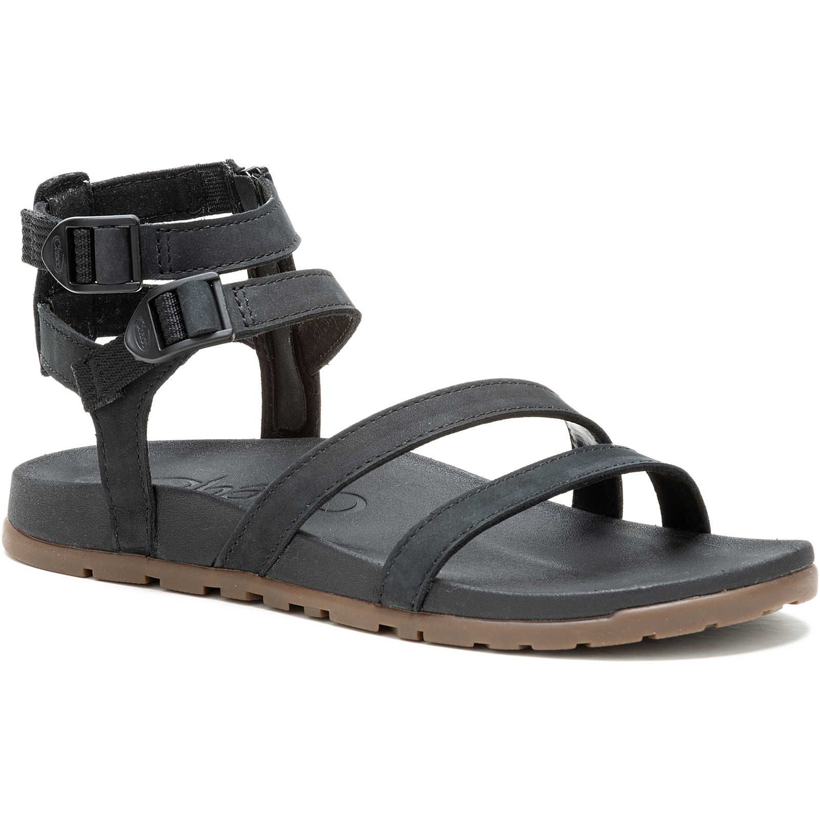 Black Chacos Lowdown Strappy High | QLV-704983