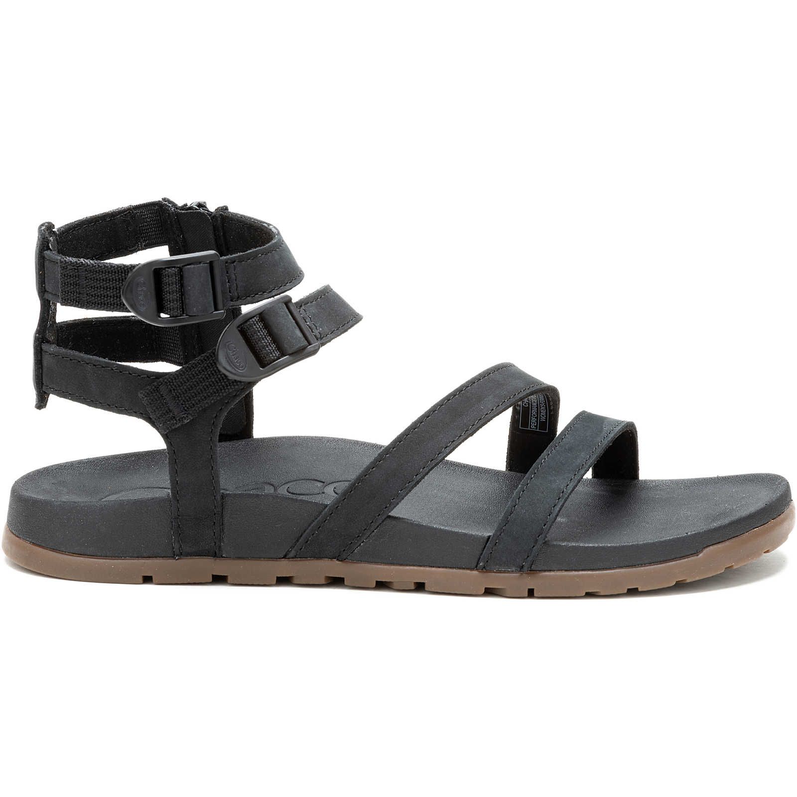 Black Chacos Lowdown Strappy High | QLV-704983