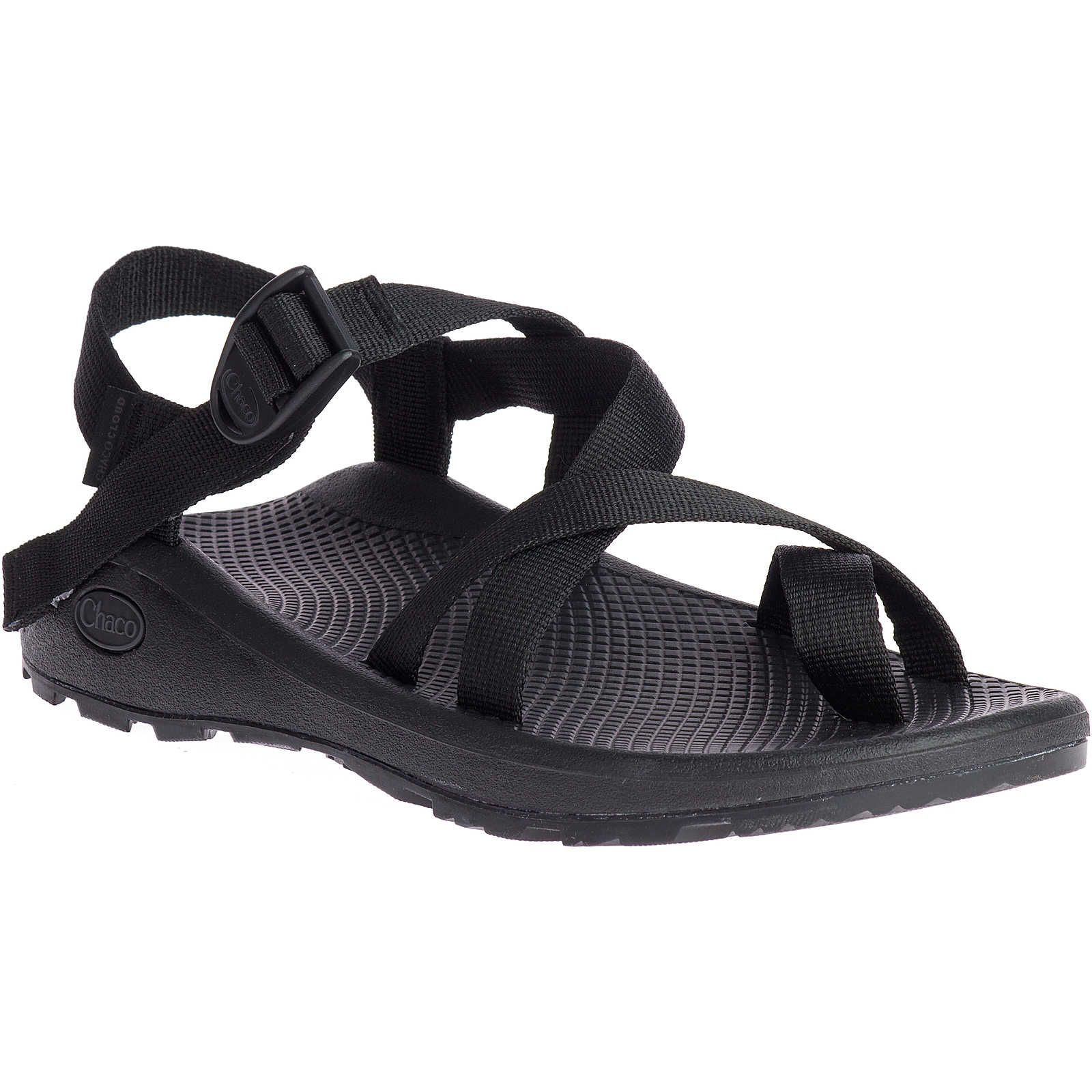 Black Chacos Z/Cloud 2 Cushioned Wide Width Sandal | ZXI-182067