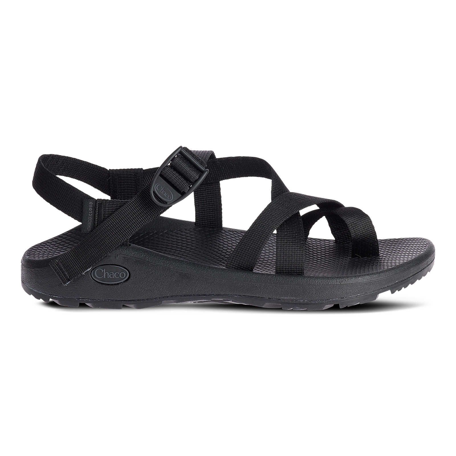 Black Chacos Z/Cloud 2 Cushioned Wide Width Sandal | ZXI-182067