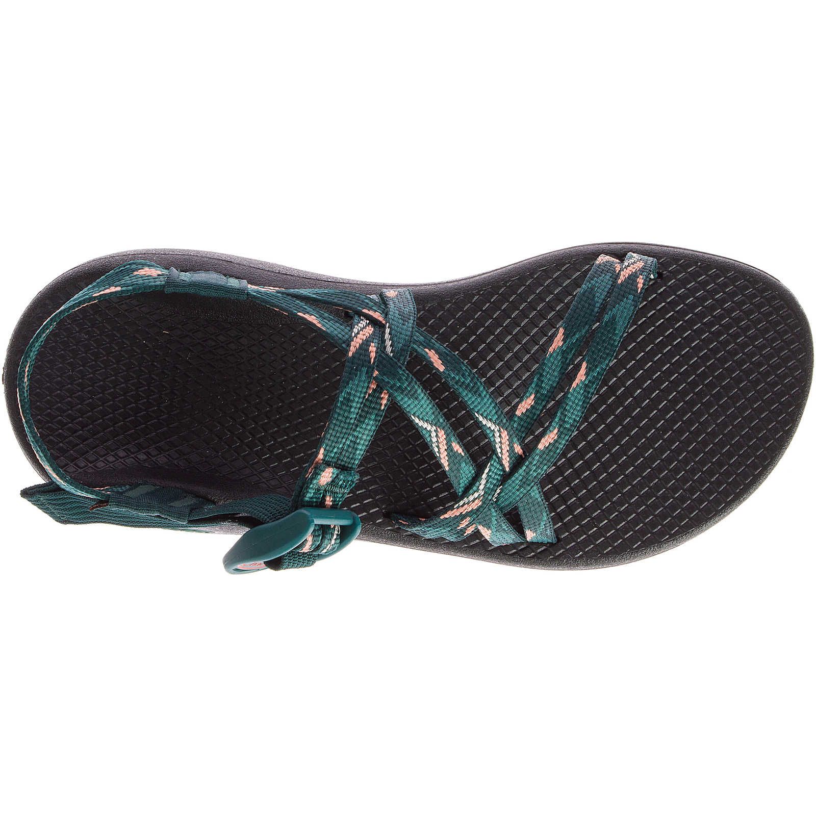 Deep Green Chacos ZX/1 Dual Strap Wide Width Cloud Sandal | QOI-469703