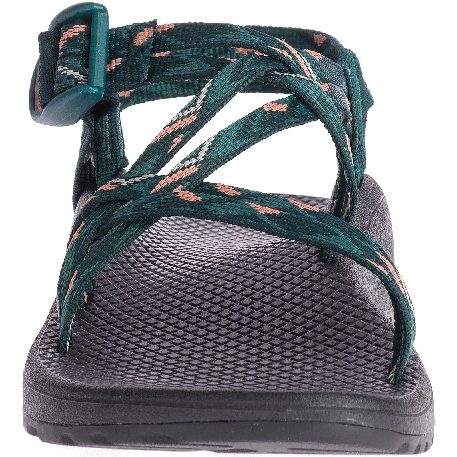 Deep Green Chacos ZX/1 Dual Strap Wide Width Cloud Sandal | QOI-469703