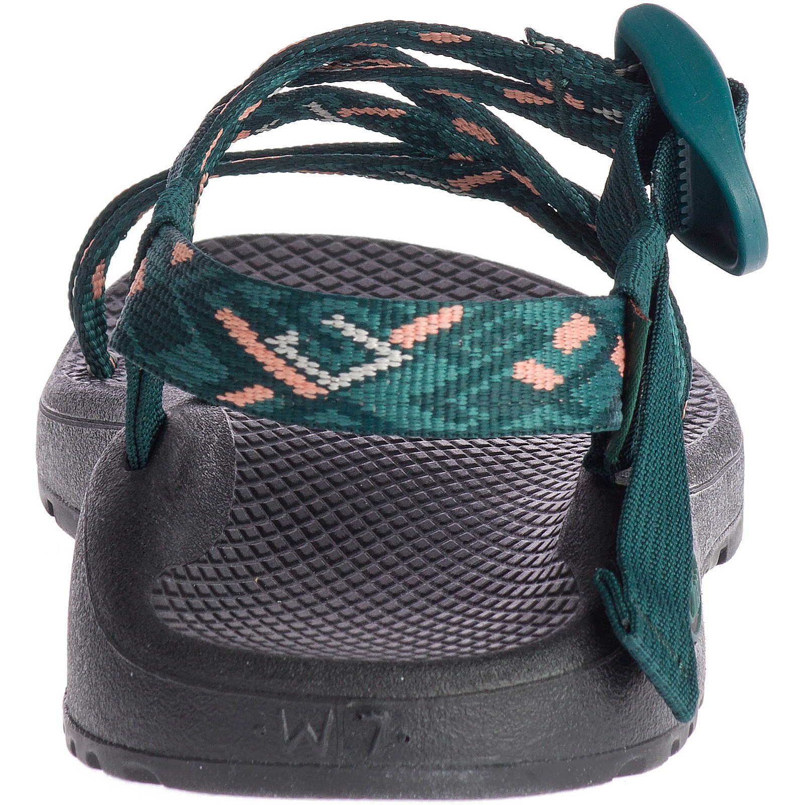 Deep Green Chacos ZX/1 Dual Strap Wide Width Cloud Sandal | QOI-469703