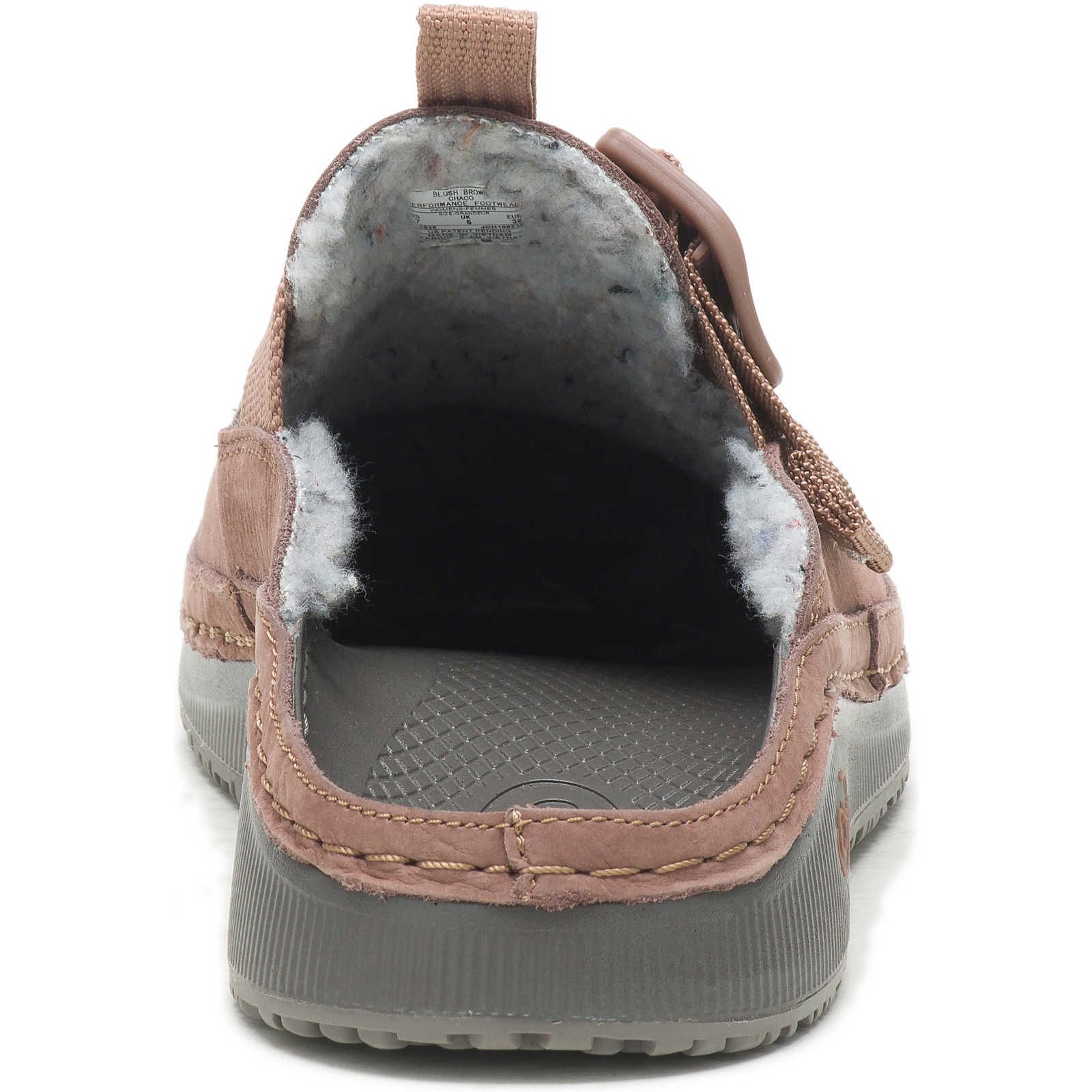 Pink Brown Chacos Paonia Clog Fluff | PTE-490831